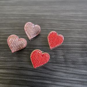 Sugarfix by Baublebar Beaded Heart Earrings